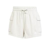 Adidas Essentials Small Logo French Terry Cargo Shorts Blanc L Femme