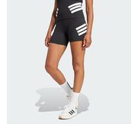 adidas Damen FUTURE ICONS THREE STRIPES BIKER SHORT, black, XS