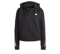 Adidas Damen Future Icons Three Stripes Full Zip Hoodie, Black, S