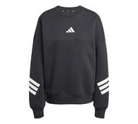 adidas Damen Future Icons Three Stripes Sweatshirt, Black, L