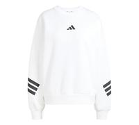 adidas Damen Future Icons Three Stripes Sweatshirt, White, S
