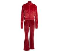 adidas Damen Glam Velvet Tracksuit, active maroon, L