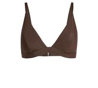 adidas Damen ICONISEA Ribbed Padded Triangle Bikini Top, Aurora Coffee, 40