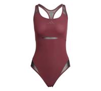 adidas Damen LANELUX Y-Back Mesh Swimsuit, Shadow Red, 46