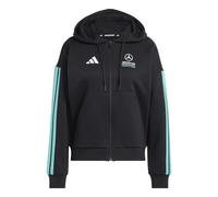 adidas Sweat à capuche zippé intégral Femme Mercedes AMG Petronas F1 Team DNA Noir/Semi Mint Rush L
