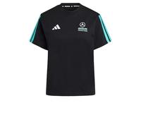 adidas Damen Mercedes - AMG Petronas Formula 1 Team DNA Tee, Black/Semi Mint Rush, L
