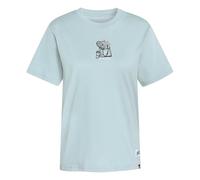 adidas Damen Mini Embroidery Graphic T-Shirt, Wonder Sage, XXS