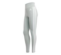 adidas Damen Optime Essentials 3 Stripes 7/8 Leggings, Wonder Sage/white, L
