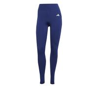 adidas Damen Optime Essentials Stash Pocket Full Length Leggings, Dark Blue/White, XXL