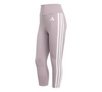 adidas Damen Optime Essentials Workout 3-Stripes 3/4 Leggings, preloved fig/white, M