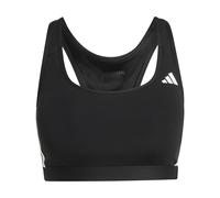 Adidas Optime Essentials Workout 3 Stripes Medium Impact Sports Bra Noir S Femme