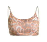 adidas Damen Optime Essentials Workout Leopard 7/8 Leggings, wonder alumina/chalky brown, M