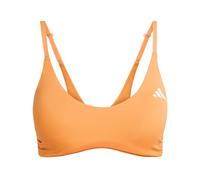 adidas Damen Optime Essentials Workout Light Support Bra Adjustable Straps, Pure Orange, L