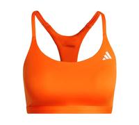 adidas Damen Optime Essentials Workout Light Support Bra, Pure Orange, M