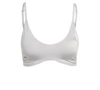adidas Damen Optime Essentials Workout Shine Light Support Bra, Grey Two, XXS
