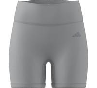 adidas Damen Optime Essentials Workout Shine Short Leggings, grey two, XS