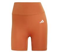 adidas Damen Optime Essentials Workout Short Leggings, fox orange, XL