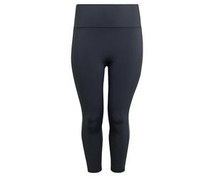 adidas Damen Optime Workout 3-Stripes 7/8 Leggings (Plus size), black, XXL Plus