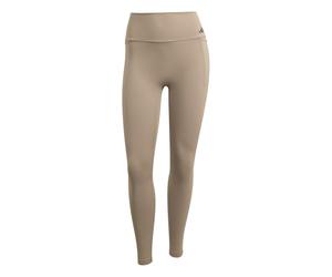 adidas Damen Optime Workout 7/8 Leggings, chalky brown, M