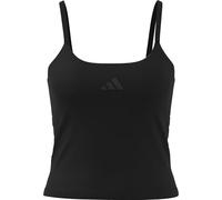 adidas Damen Optime Workout Tank with Integrated Light Support Bra, Black/Carbon, XL