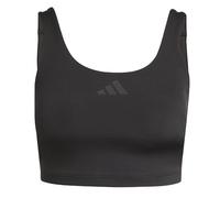 adidas Damen Optime Workout Twist Light Support Bra Tank, Black, XL
