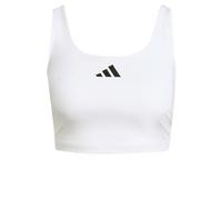 adidas Damen Optime Workout Twist Light Support Bra Tank, White, L