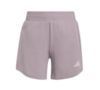 adidas Damen Pacer Essentials Knit High-Rise Shorts, preloved Fig/White, XS 5 inch