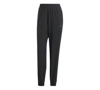 Adidas Damen Pacer Workout 3 Stripes Woven Mid Rise Pants, Black, L