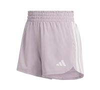 adidas Damen Pacer Workout Woven High Rise Shorts, preloved Fig/White, XL 5 inch