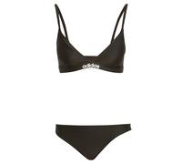 adidas Damen Padded 2-Way Straps Triangle Bikini Set, Black/White, 44