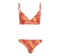 adidas Damen Padded Football-Inspired 2-Way Strap Triangle Bikini Set, Lucid Red, 46