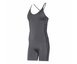 adidas Damen Power Essentials Workout Shine Onesie, grey six, L