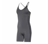adidas Damen Power Essentials Workout Shine Onesie, grey six, XXS