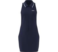 adidas Damen Seasonal Essentials Colorpop Dress with Embroidered Graphic, Dark Blue/White, S Short
