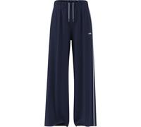 adidas Damen Seasonal Essentials Colorpop Pants with Embroidered Graphic, Dark Blue/White, XL