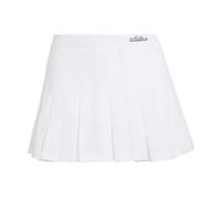 adidas Damen Seasonal Essentials Colorpop Skirt with Inner Leggings, White/Collegiate Green, S