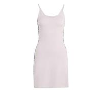 adidas Damen Seasonal Essentials Leopard Print Mini-Dress with 3-Stripes, Ice Purple/Multicolor, S