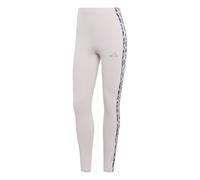 adidas Damen Seasonal Essentials Leopard Print Tights with 3-Stripes, ice purple/MULTICOLOR, S