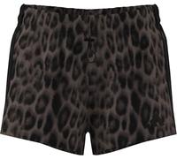 adidas Damen Seasonal Essentials Leopard Print Woven Shorts with 3-Stripes, Multicolor/Earth strata, S