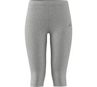adidas Damen Seasonal Essentials Rib Capri Leggings, light grey heather, S