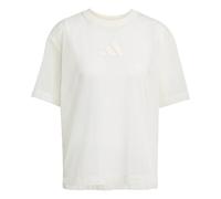 adidas Damen Soft LUX Mesh Tee, Off White, L