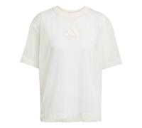 adidas Damen Soft LUX Mesh Tee, Off White, M