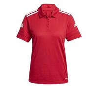 adidas Damen SQUADRA25 Cotton Polo, Team Power Red/White, XS