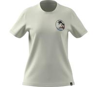 adidas Damen Summer Slide Graphic T-SHIRT2, Off White, M