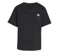adidas Damen Summer Slide Graphic Vneck T-Shirt, Black, XS
