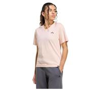 adidas Damen Summer Slide Graphic Vneck T-Shirt, Blush Pink, XS