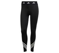 adidas Damen TECHFIT 3 Stripes 7/8 Leggings, BLACK, XXL