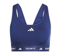 Soutien-gorge adidas TECHFIT bleu foncé blanc - L