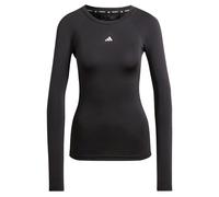 Adidas Techfit Long Sleeve T-shirt Noir M / Regular Femme