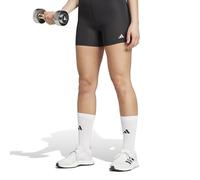 adidas Damen TECHFIT Short Leggings, Black/White, L 4 inch
